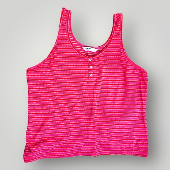 ๐ข5/$25 Sonoma Striped Pink/Red Tank Top - Picture 2 of 10